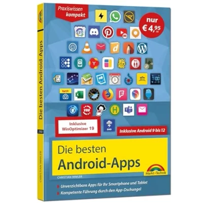 Abbildung von Die besten Android Apps: für dein Smartphone und Tablet aktuell zu 12, 11, 10 9: Unverzichtbare Apps Ihr Sonderausgabe inkl. WinOptimizer 19