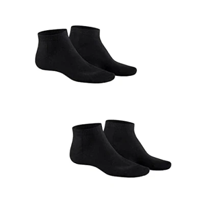 Abbildung von Hudson Herren Sneaker Socken, 024481 Only, 2er Pack, Gr. 43/46, Schwarz (Black 0005)