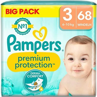 Abbildung von Pampers Premium Protection Gr.3 Midi 6 10kg Big Pa 68 St