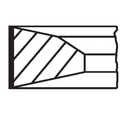 Abbildung von MAHLE ORIGINAL 439 13 N0 Kolbenringsatz 122,0mm