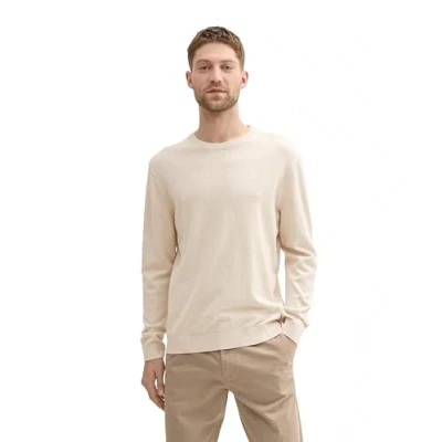 Abbildung von TOM Tailor Strickpullover, Herren, Größe: 3XL, Sand white melange