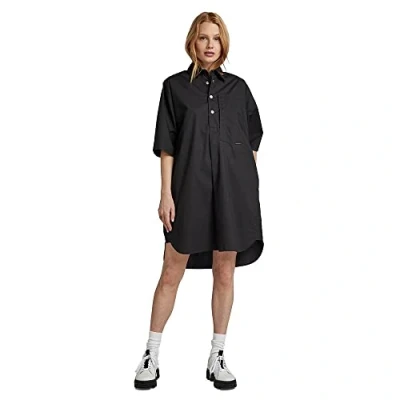 Abbildung von G Star Shirt Dress Blusenkleid, Damen, Größe: Small, Dark black