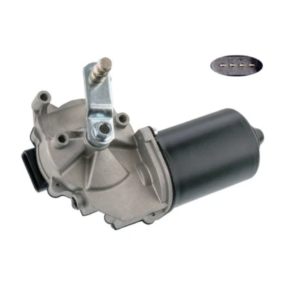 Abbildung von FEBI BILSTEIN 107155 Scheibenwischermotor 12 vorne für Linkslenker SKODA: Fabia 2 Schrägheck, Roomster, Combi