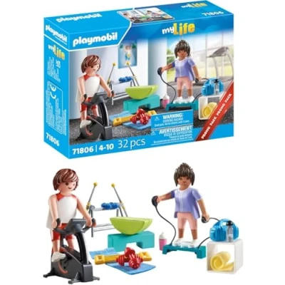 Abbildung von Playmobil® Fitnesstraining (71806), Playmobil My Life Konstruktions Spielset, (32 St), Made in Europe