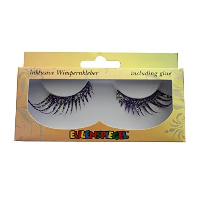 Abbildung von Eulenspiegel 001370 Wimpern Cabaret Lila, 1 ml Spezial Wimpernkleber, Anleitung