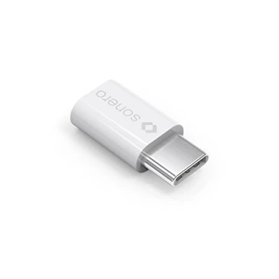 Abbildung von Sonero X UA112 USB Adapter (USB C Stecker auf Micro Buchse) weiß