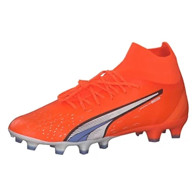 Abbildung von Puma Ultra PRO FG/AG Fußballschuh Nocken, Herren, Größe: 43, orange/white/blue glimmer Schuhe
