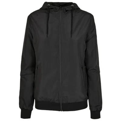 Abbildung von Build Your Brand Kapuzensweatjacke Damen Jacke Recycled Windrunner