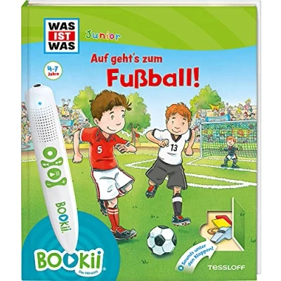 Abbildung von BOOKii® WAS IST Junior Auf geht&#039;s zum Fußball!: Über 600 Hörerlebnisse und interaktive Spiele! (BOOKii / Antippen, Spielen, Lernen)