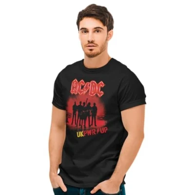 Abbildung von AC/DC Herren Meacdcrts090 T Shirt, Schwarz, L