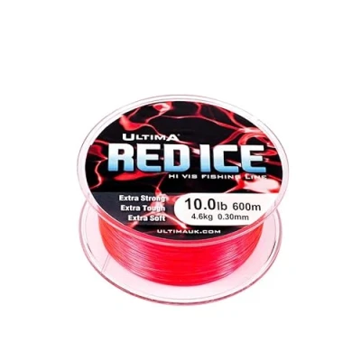 Abbildung von Ultima Red Ice Meeresangelschnur, Fluo Rot, 10