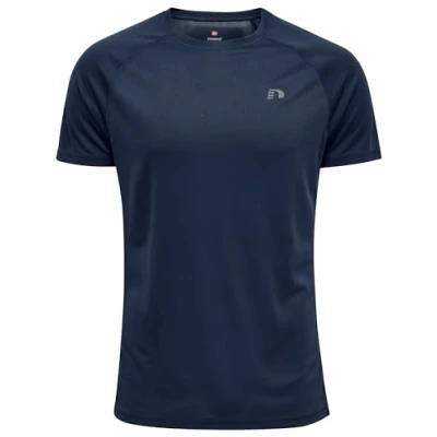 Abbildung von Newline MEN CORE Running Sport Tshirt, Herren, Größe: Medium, Black iris
