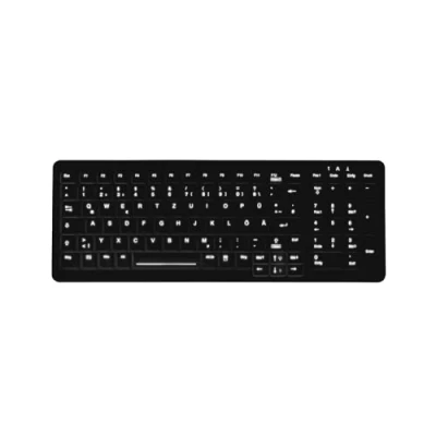 Abbildung von Active Key AK C7000F U1 B/GE USB Hygiene Tastatur Deutsch, QWERTZ, Windows® Schwarz Geeignet f. WIS