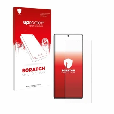 Abbildung von upscreen Schutzfolie für Motorola Moto G85 Kristall klar, Kratzschutz, Anti Fingerprint