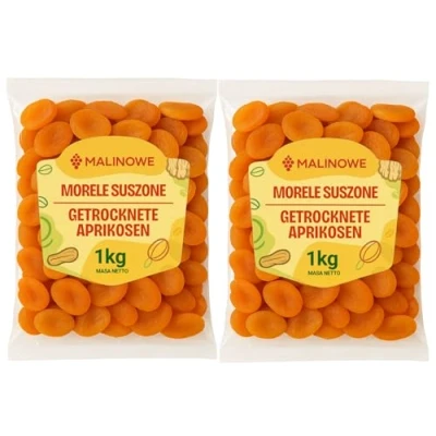 Abbildung von Malinowe Aprikosen getrocknet 2x1kg
