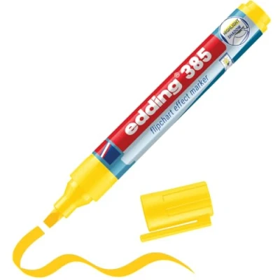 Abbildung von 10 x edding Flipchartmarker effect 4 385005 gelb