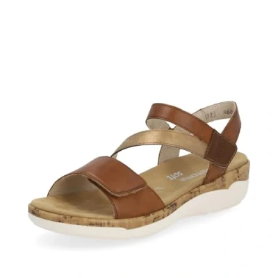 Abbildung von Remonte Riemensandalette, Damen, Größe: 36, Braun Schuhe