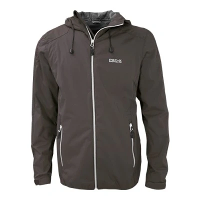 Abbildung von Graue Stretch Herrenregenjacke Donovan von Pro X Elements