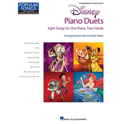 Abbildung von Disney Piano Duets: Songbook für Klavier 4 händig (Hal Leonard Student Library): Duette