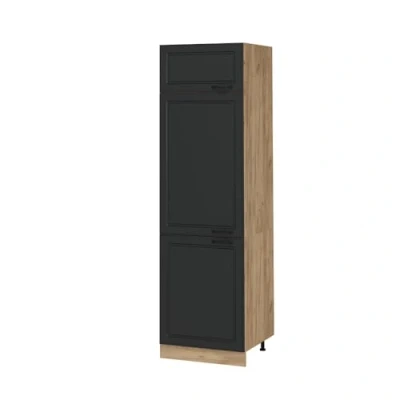 Abbildung von Vicco Kühlumbauschrank R Line, Anthrazit Landhaus, 60 cm