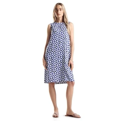 Abbildung von Street One Print ÄRMELLOS Freizeitkleid, Damen, Größe: 44, Blau