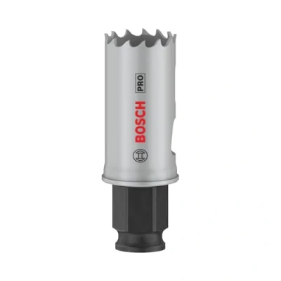 Abbildung von Bosch 1x PRO Multi Material Power Change Plus Lochsäge (für Weichholz, Trockenbauwand, Ø 24 mm, Professional Zubehör Bohrmaschine/Schrauber)