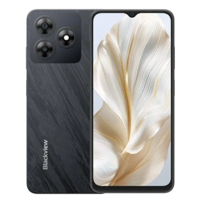 Abbildung von Blackview Wave 8C 4G Smartphone ohne Vertrag, 6,56&#039;&#039; HD+, Octa Core 6GB+64GB (2TB Externe SD), 13MP+8MP Kamera, 3 Kartensteckplätze, Android 14 DUAL SIM Handy, Smart K Box Lautsprecher, GPS Schwarz