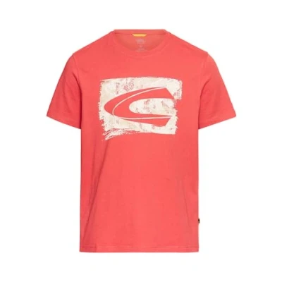 Abbildung von camel active Tshirt print, Herren, Größe: 5XL, Sunfaded red