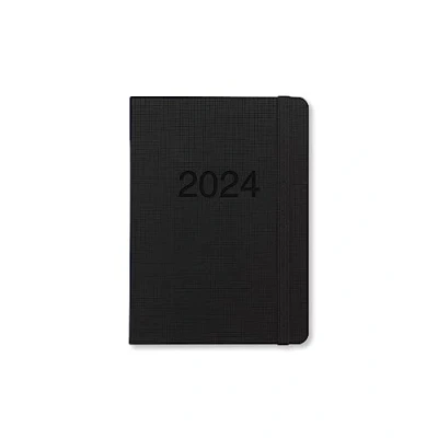 Abbildung von Letts of London Memo A6 Woche auf 2 Seiten mehrsprachig Black 2024