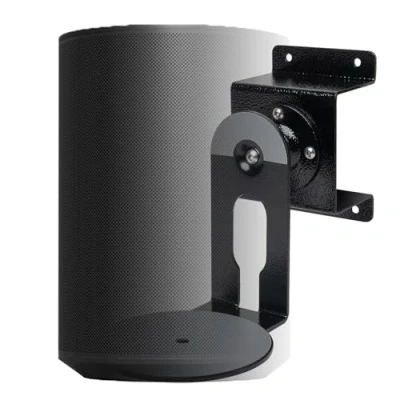 Abbildung von shinar Metall Wandhalterung Kompatibel mit Sonos Era 100,Schwenkbar bis zu 360,Neigbar 70/+70 (Rauf und runter, Links rechts) kabelmanagement Max. 12 kg Schwarz