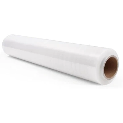 Abbildung von Commerline Stretchfolie Wickelfolie Transparent 900gr 40cm 1 Rolle Umzugsfolie Möbel Folie Verpackungsfolie