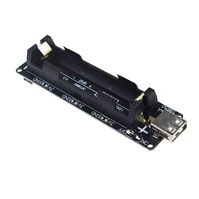 Abbildung von 1/2/4 Halter 18650 Shield V9 Modul Micro USB Type C Erweiterungsboard mit Kabel 5V/3A 3V/1A ESP 8266 ESP32 (1 Wege)