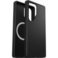 Abbildung von OtterBox Symmetry Series Hülle mit Magneten für Samsung Galaxy S25 Ultra, stoßfest, sturzsicher, dünne Schutzhülle, 3X mehr Stürze als nach Militärstandard, Schwarz, Keine Einzelhandelsverpackung