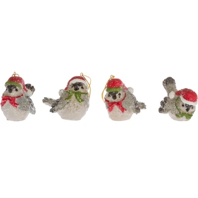 Abbildung von Myflair Möbel &amp; Accessoires Baumbehang &quot;Vögel, Weihnachtsdeko, Christbaumschmuck&quot;, (Set, 4 St.), Höhe ca. 5,5 cm