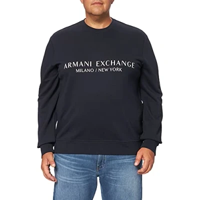 Abbildung von Armani Exchange Sweatshirt, Herren, Größe: Large, Navy