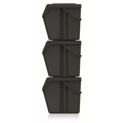 Abbildung von Keden Mülltrennsystem, Mülltrennungsbehälter Recycling 3x25L Set