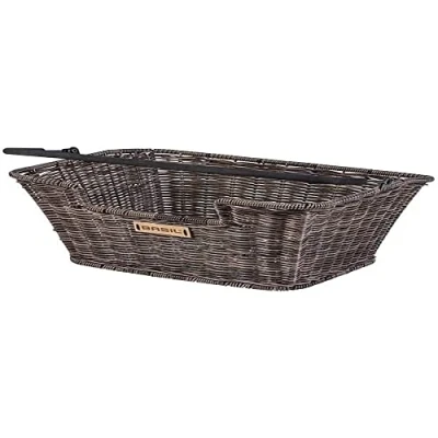 Abbildung von Fahrradkorb Basil Capri Rattan Look 42 X 32 20 Cm Nature Brown