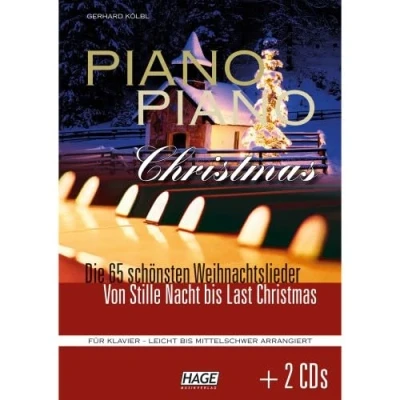 Abbildung von Hage Piano Christmas leicht bis mittelschwer (+2 CD&#039;s) f. Klavier
