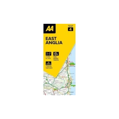 Abbildung von 04 East Anglia: 1:200000 (AA Road Map Britain series, Band 4)