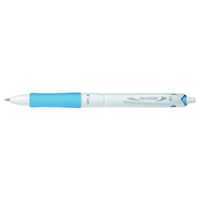 Abbildung von Pilot Acroball Deluxe Kugelschreiber mit Druckmechanik Box of 10 hellblau