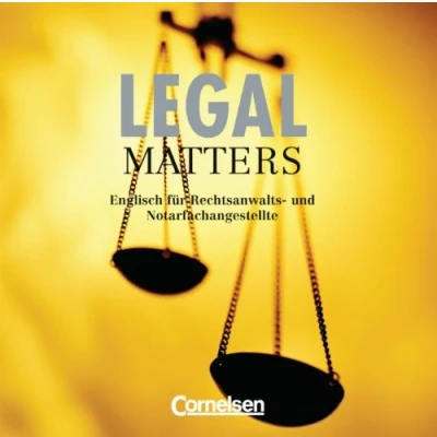 Abbildung von Legal Matters First Edition: B1 CD: Englisch für Rechtsanwalts und Notarfachangestellte