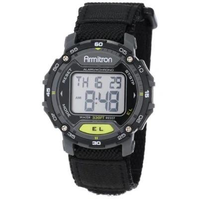 Abbildung von Armitron Sport Herren Digitalchronograph mit Nylonarmband, 40/8291