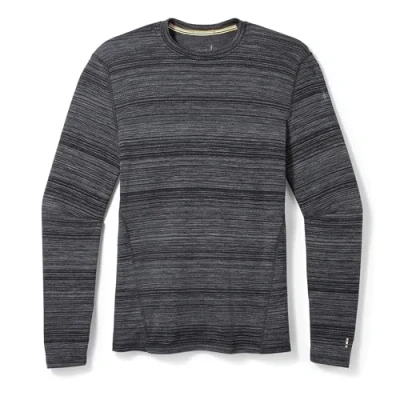 Abbildung von Smartwool Herren Classic Thermal Merino Base Layer Crew, Schwarze Farbwechsel, S (2er Pack)