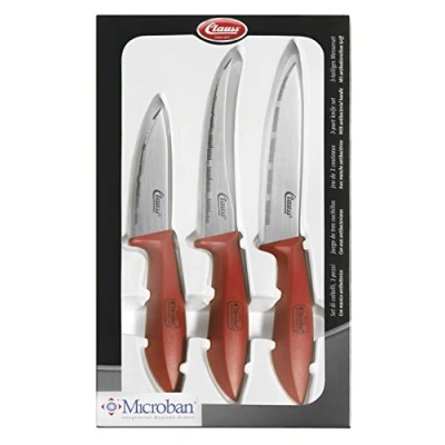 Abbildung von Clauss Messerset, 3 teilig, rot, CL 80000 00, 4027521801004