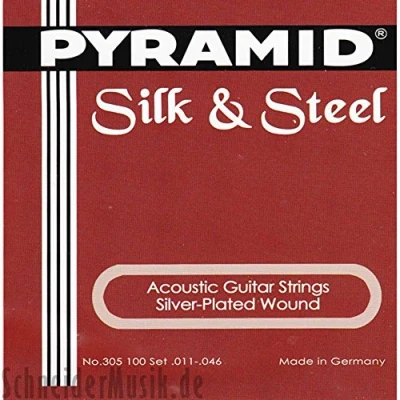 Abbildung von Pyramid Acoustic &quot;Silk and Steel&quot; Silver Plated Set