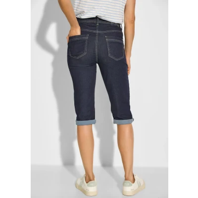 Abbildung von Cecil SLIM Jeans Shorts, Damen, Größe: 29, Blau