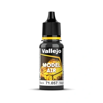 Abbildung von Vallejo 71.057, 17 ml, Schwarz, Matte, Flasche