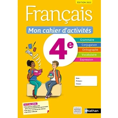 Abbildung von Français Mon cahier d&#039;activités 4e Elève 2022