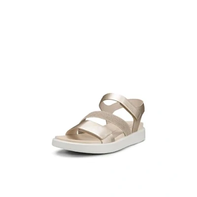 Abbildung von ECCO Flowt W Riemensandalette, Damen, Größe: 39, Pure white/gold Schuhe