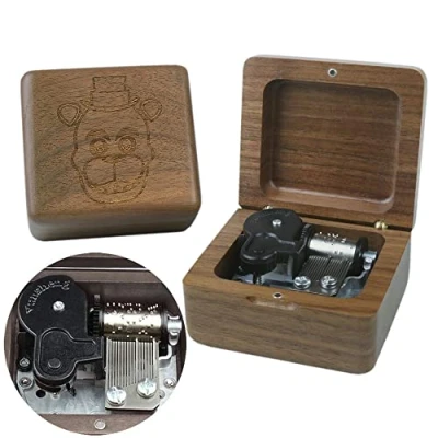 Abbildung von Sinzyo Spieluhr im Vintage Stil, geschnitztes Holz Mechanismus, Spieluhr, Geschenk für Weihnachten, Geburtstag, Valentinstag, bestes Kinder, Freunde (Toreador Walnuss Holzbox)